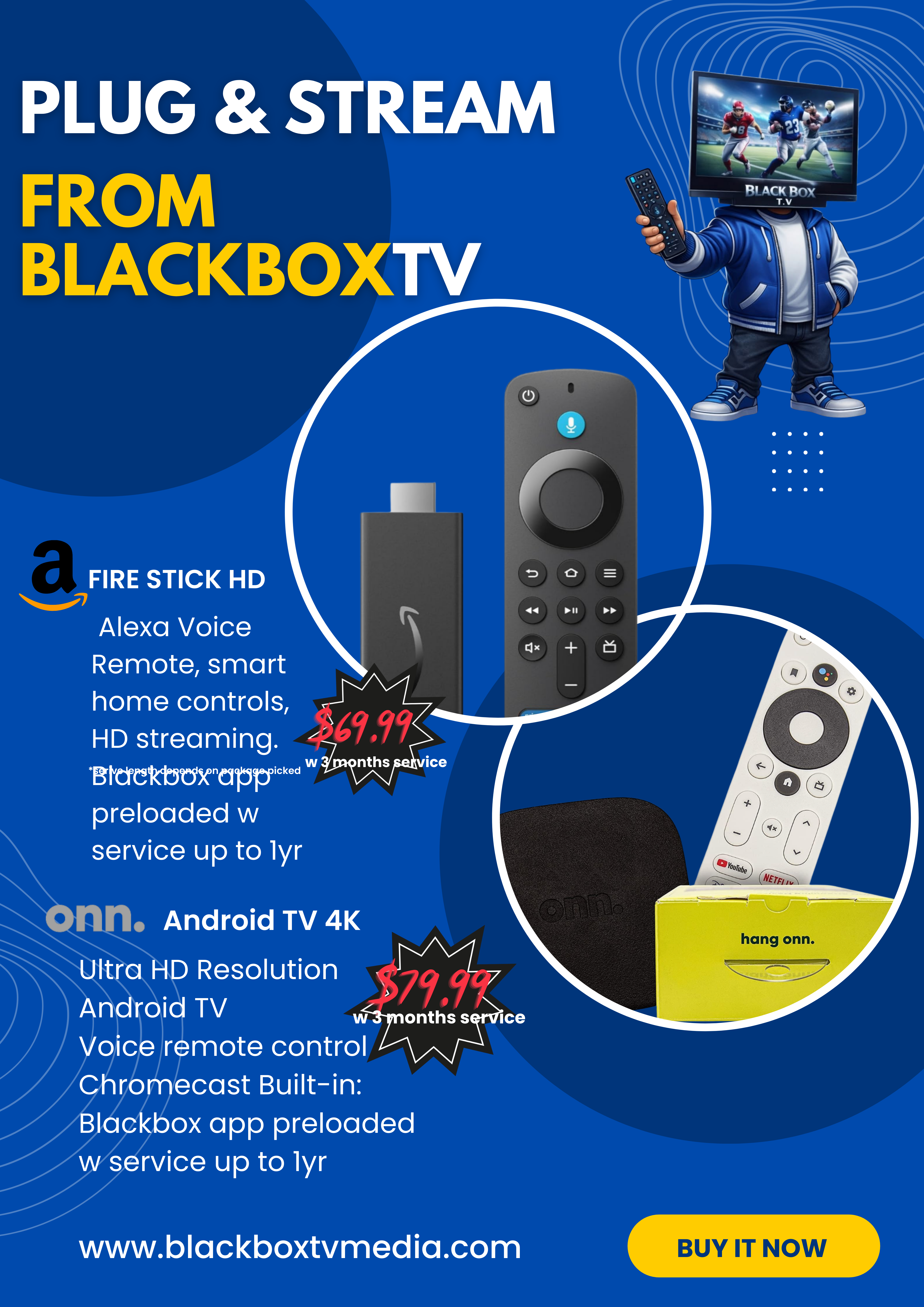 Plug and Stream Devices
